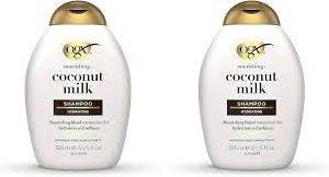 OGX Shampoing Hydratant Capillaire - Pour des Cheveux Doux et Éclatants