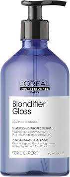 Shampoing Blondifier Illuminateur Gloss 500 - Éclat et Lumière pour Cheveux Blonds