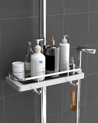 GOOPOOL Porte Savon Douche Sans Perçage - Rangement Pratique