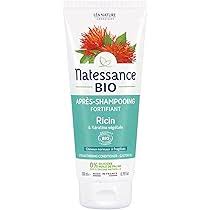 Natessance Après Shampooing Fortifiant Ricin 200ml - Soin Réparateur et Nourrissant
