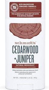 Déodorant Naturel Stick Genévrier Schmidts - Fraîcheur et Nature