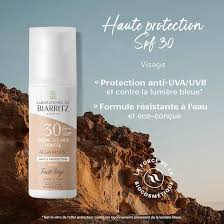 Crème Teintée Visage Algamaris - Protection Solaire Écologique