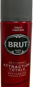 Brut Déodorant Homme Attraction Totale - Spray Parfumé pour un Confort Optimal