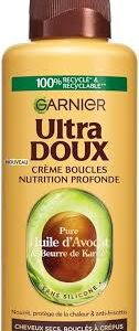 Crème Boucle Garnier L'Huile d'Avocat & Beurre de Karité - Hydratation et Brillance