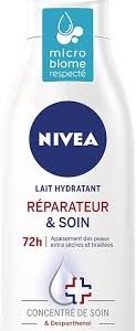 Crème Nivea Corps Hydratant Réparateur pour Peaux Sèches et Abîmées