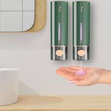 Distributeur de Shampoing DéSinfectant Malachite - Praticité et Élégance