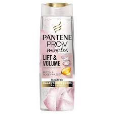 Shampoing Pantene Miracles Silicone Biotine - Cheveux Éclatants
