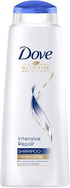Dove Shampooing Réparateur Intensif 400ml - Soin Profond pour Cheveux Abîmés