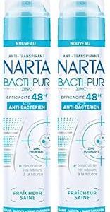 Narta Déodorant Atomiseur Anti Transpirant pour Femme - Efficacité Maximale