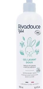 Rivadouce Bébé Gel Doux Lavant - Savon Bébé Doux et Nourrissant