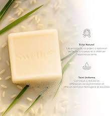 SWELLE Éclaircissant Gommage Anti Âge Naturel - Savon Visage Femme