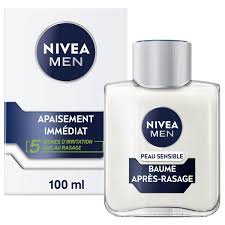 Baume Après Rasage Nivea Men Sensible - Soin Apaisant pour Hommes