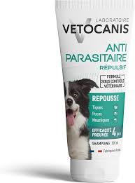 Shampoing Anti Puces Anti Tiques Vetocanis - Soin Complet pour Chien