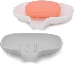 Support Auto Drainant pour Savon en Silicone - Pratique et Élégant