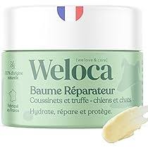 Baume Coussinet Chien Cicatrisant pour des Pattes Heureuses