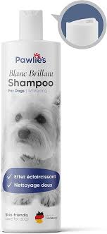 Shampoing Pawlies pour Chien à Fourrure Blanche - Pour un Pelage Éclatant
