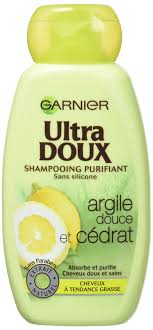 Garnier Shampooing Purifiant Cheveux Argile - Idéal pour les Cheveux Gras