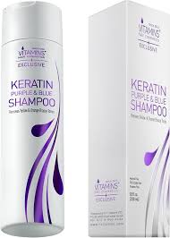 Shampoing Violet Soin Keratine - Éclat et Brillance
