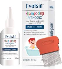 Evolsin Shampoing Anti Poux pour Adultes - Protection Efficace