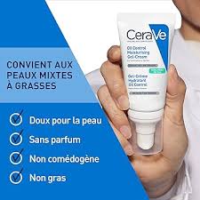 CeraVe Gel Crème Essentiels Niacinamide Hyaluronique – Crème Hydratante Visage