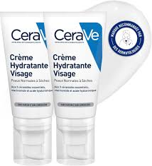 Crème Hydratante Visage CeraVe avec Hyaluronique pour Peaux Normales