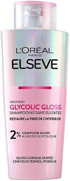 Shampoing L'Oréal Paris Glycolic Sans Sulfates - Éclat et Douceur