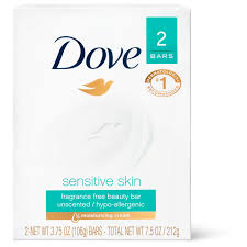 Savon Dove pour Peau Sensible - Sans Parfum