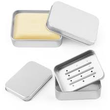 Boîte Aluminium Égouttoir Amovible pour Savon - Pratique et Élégante