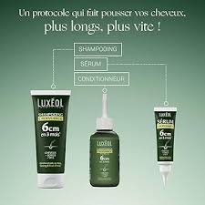 LUXÉOL Shampoing Croissance Cliniquement Naturelle - Stimulez la Pousse de Vos Cheveux