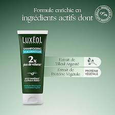 LUXEOL Shampoing Volumateur Cliniquement Naturelle - Volume Naturel pour Vos Cheveux