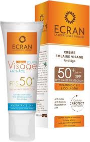 Crème Solaire Visage Anti âge - Protection et Éclat