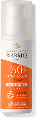 Crème Solaire Visage Algamaris – Protection Naturelle et Éthique