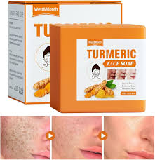 Savon Naturel au Curcuma pour Visage et Cheveux