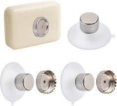 Porte Savon Aimanté Volumoon en Inoxydable avec Ventouse