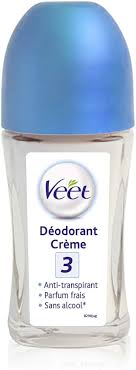 Veet Déodorant Crème Femme 75ml - Douceur et Efficacité