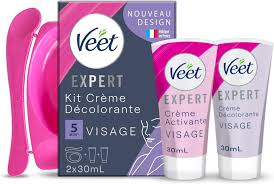Veet Crème Décolorante Spécial Visage - Éclat et Douceur