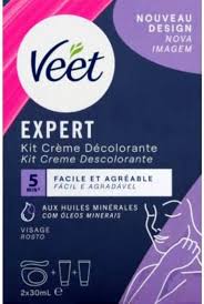 Veet Crème Décolorante Spéciale Visage - Éclat et Douceur