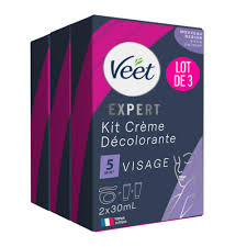 Veet Crème Décolorante Spéciale Visage - Éclat et Douceur