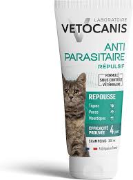 Shampoing Anti Puces et Anti Tiques VETOCANIS pour Chats
