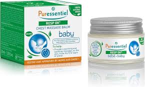 Baume Pectoral Naturel Puressentiel pour Bébé - Soulagement Doux et Réchauffant