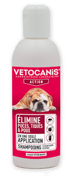 Vetotonic Shampoing Anti Puces pour Chiens - Protection Efficace