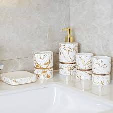 Distributeur Savon Élégant - Ensemble d'Accessoires Complet