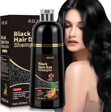 Shampoing Colorant Noir - Couleur Instantanée et Éclat Brillant