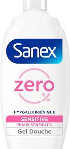 Sanex Pompe Douche Sensitive Sensibles - Savon pH Neutre pour Peau Sensible
